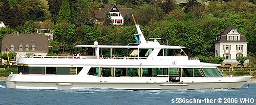 Rheinschifffahrt bei Knigswinter am Rhein